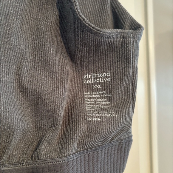 girlfriend collective penny square neck bodysuit - Picture 7 of 7